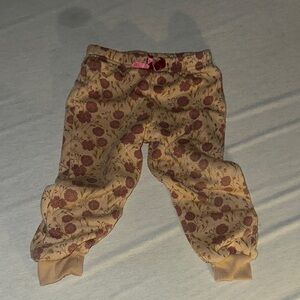 Kids Size 2T Floral Patterned Sweatpants.